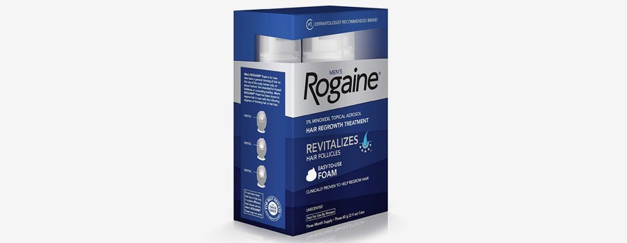 Rogaine Foam (5% Minoxidil)