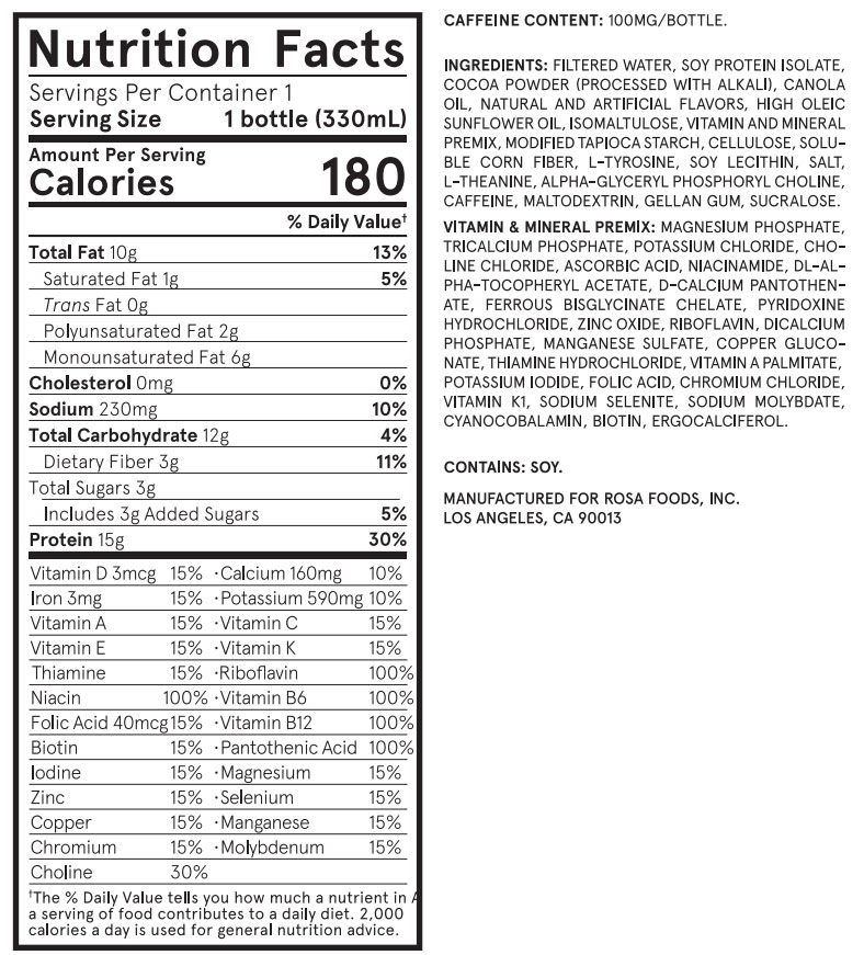 soylent stacked nutrition facts