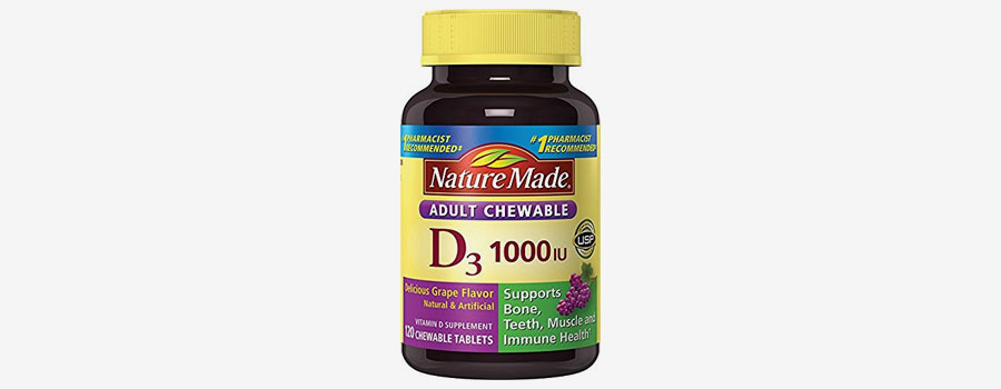 Nature Made Adult Chewable D3