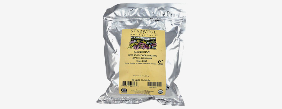 Starwest Botanicals Beetroot Powder