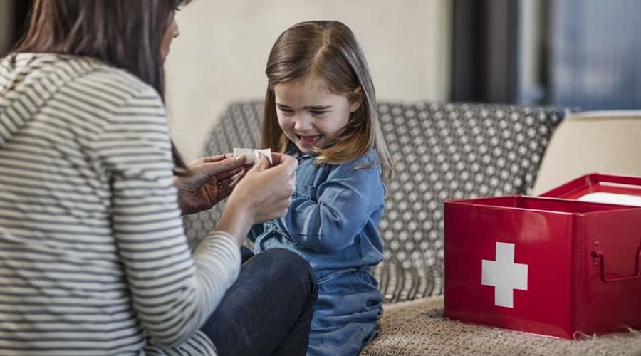 first aid kit at home