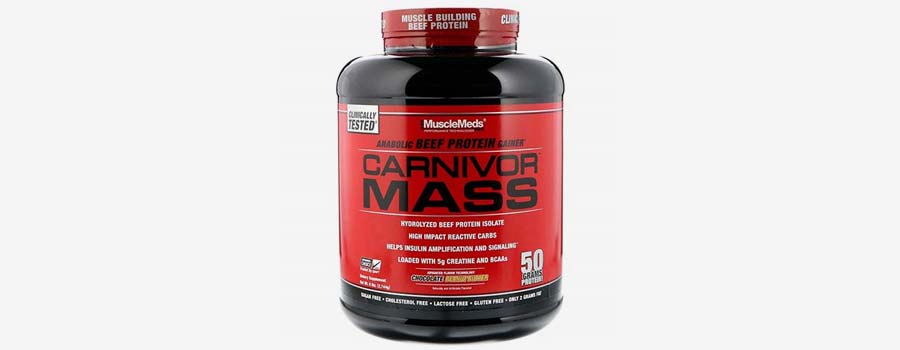 MuscleMeds Carnivor Mass Anabolic Beef Protein Gainer