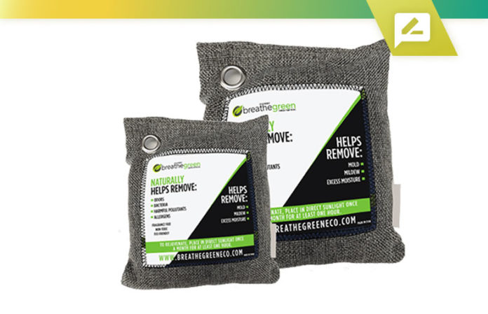 breathe green charcoal bags