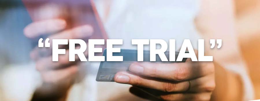 fake free trials