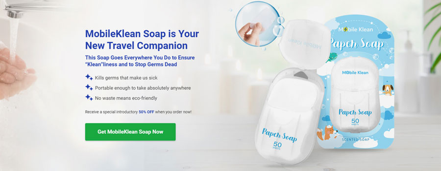 MobileKlean Paper Soap