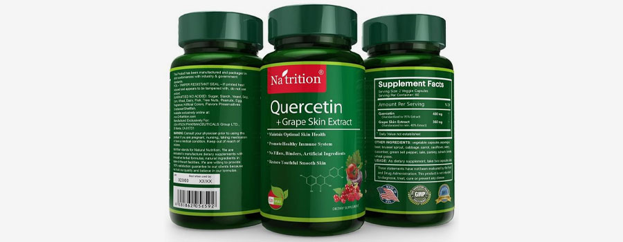Natrition Quercetin + Grape Skin Extract