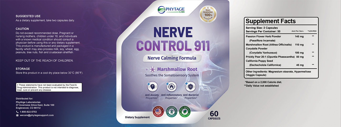 Nerve Control 911 Ingredients