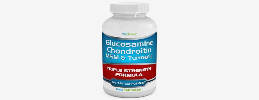 Vitabreeze Glucosamine Chondroitin MSM & Turmeric