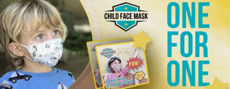 Who’s Behind Child Face Mask?
