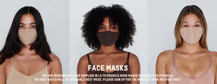 SKIMS Seamless Face Masks