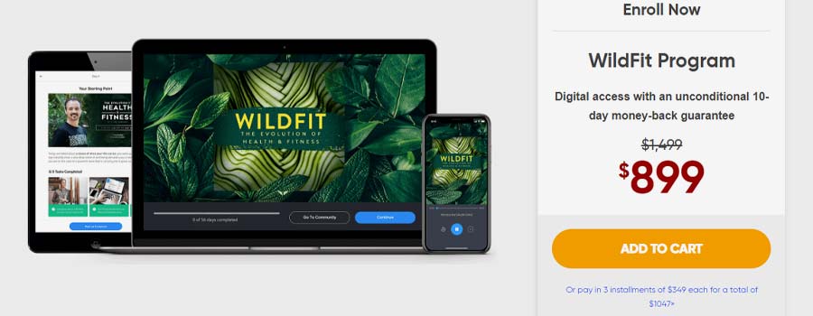 WildFit Pricing