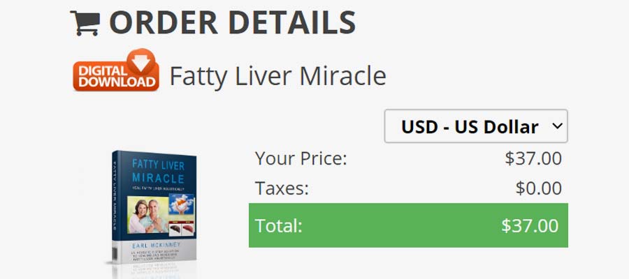 Fatty Liver Miracle Pricing