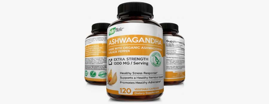 NutriFlair Organic Ashwagandha Capsules