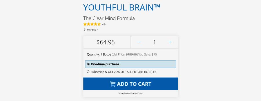 Purchasing Youthful Brain