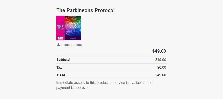 The Parkinson's Protocol Pricing