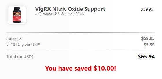 VigRX Pricing