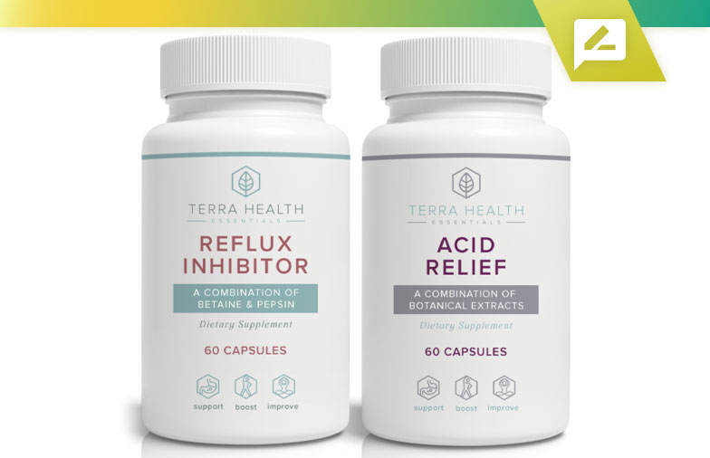 Terra Health Heartburn Relief Kit: Reviewing the Acid Reflux Supplements