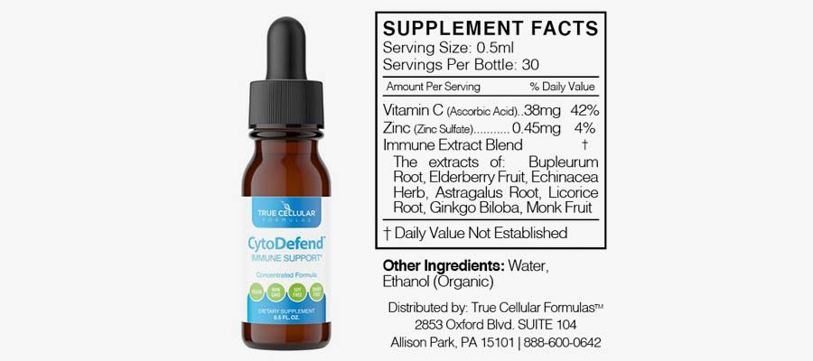 CytoDefend: Review True Cellular Formulas Immunity Support